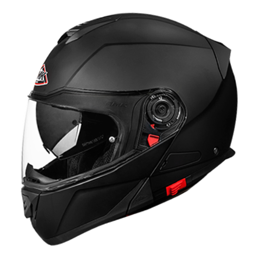 SMK Glide Unicolour Matt Black Helmet (MA200)