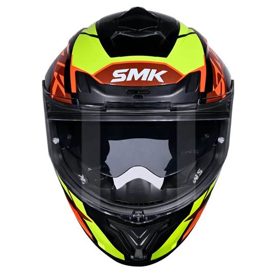 Typhoon Style Gloss Black Neon Orange (GL247) Helmet