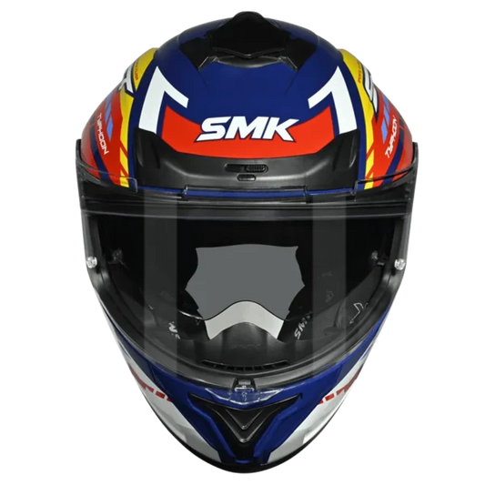 SMK TYOHOON S01 SPORTS TOURER GL534 GLOSSY BLUE YELLOW RED