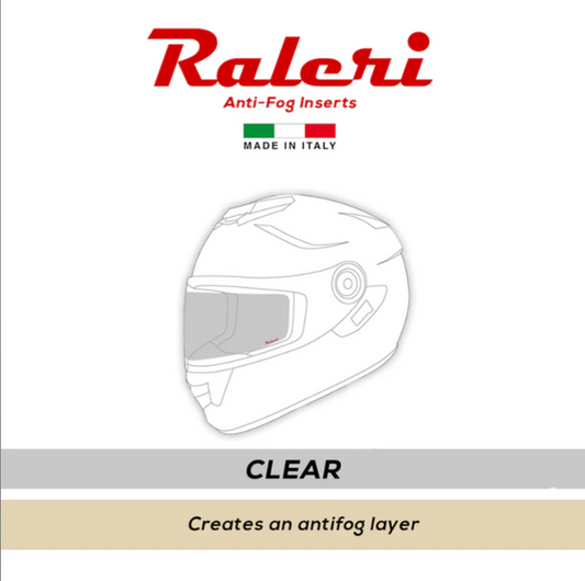 RALERI Anti Fog Clear - Medium Pinlock for Helmets