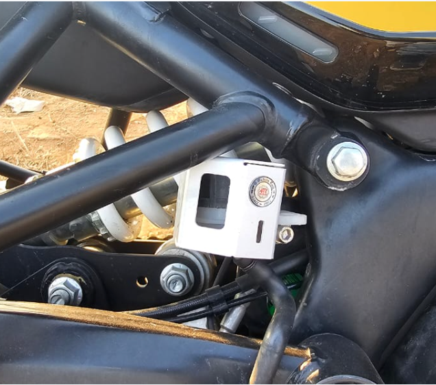 REAR BRAKE FLUID CAP ALUMINIUM - HIMALAYAN 450