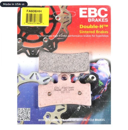 Triumph Speed 400 / Scrambler 400 X Front (Double-H™ Sintered) Brake Pads - FA606HH Fully Sintered - EBC (PACK OF 1)