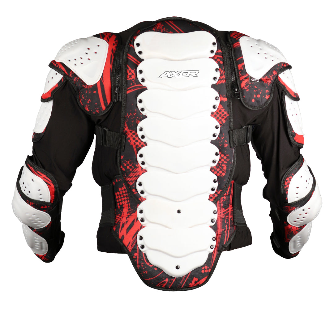 Axor Shield Protective Body Armor Jacket BLACK RED
