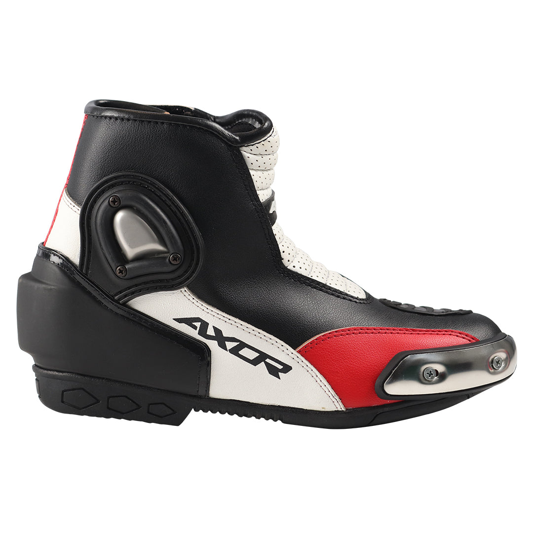 Axor Slicks Riding Boots BLACK RED