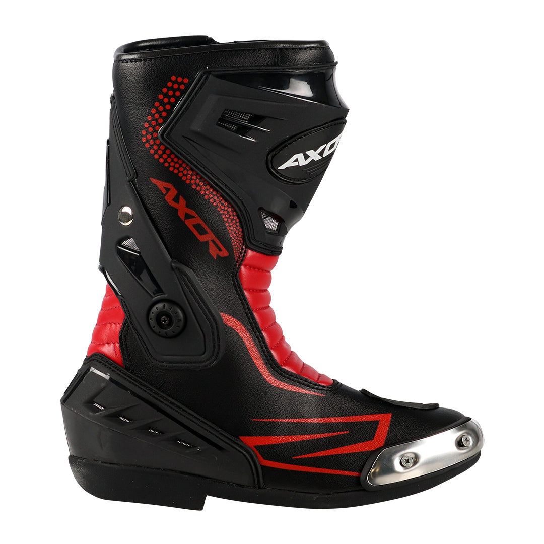 Axor Slipstream Riding Boots BLACK RED