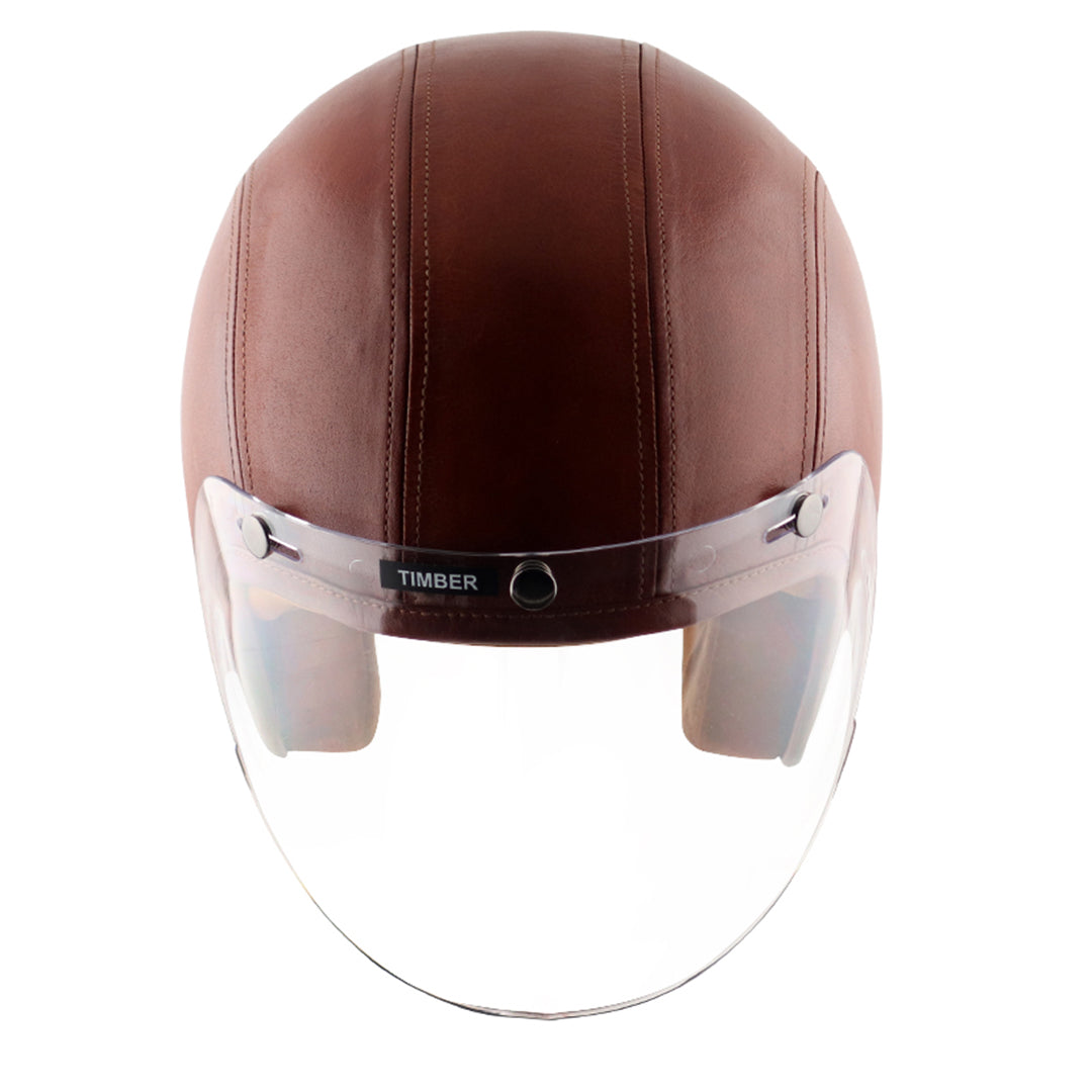 Axor Retro Jet Leather Helmet TIMBERCONIAC LIGHT