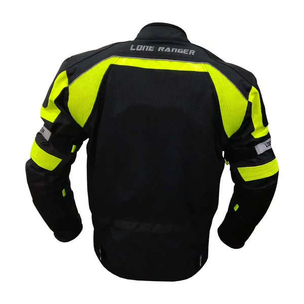 LONE RANGER URBANO BLACK AND FLUROSCENT YELLOW JACKET
