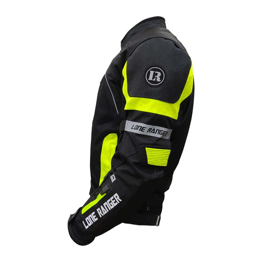 LONE RANGER URBANO BLACK AND FLUROSCENT YELLOW JACKET