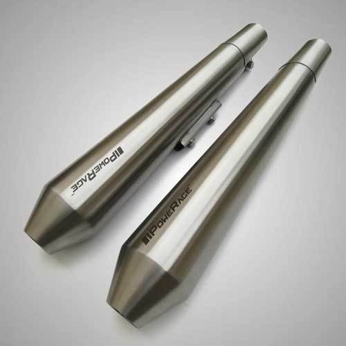 POWERAGE SLIP ON PERFORMANCE EXHAUST FOR ROYAL ENFIELD ( INTERCEPTOR 650 / CONTINENTAL GT 650 )
