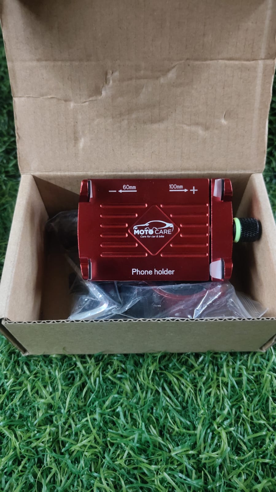 MOTO CARE MOBILE HOLDER WITHOUT CHARGER RED