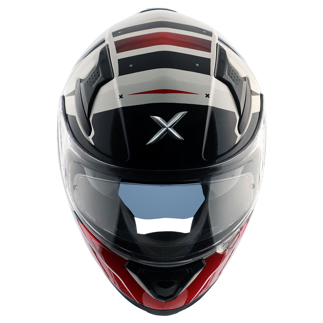 Apex Hex2 Helmet White Red