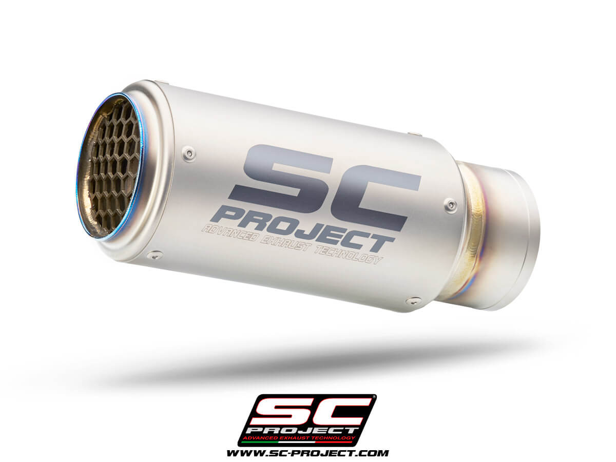 SC PROJECT CR-T Carbon EXHAUST fOR APRILIA RSV4 (2021-2022) – Titanium