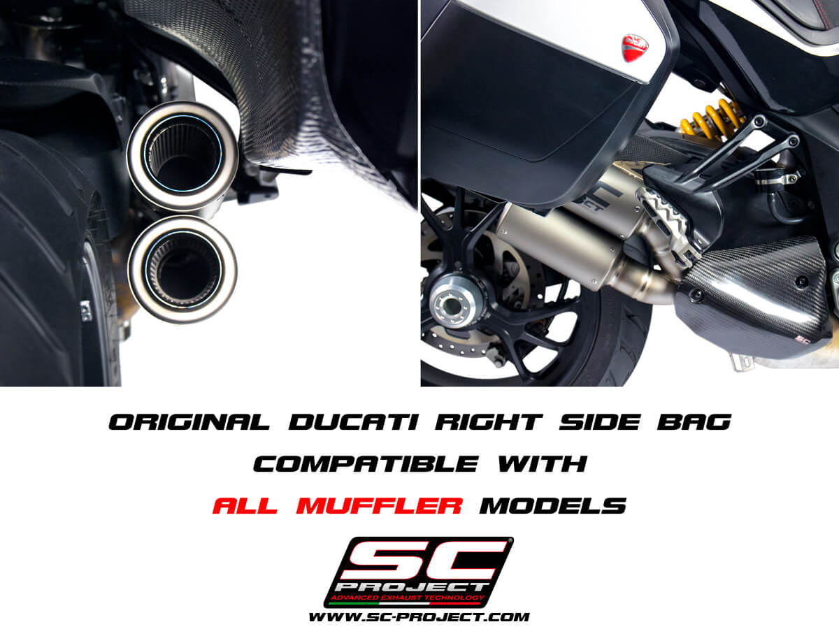 SC PROJECT MTR Carbon EXHAUST FOR DUCATI MULTISTRADA 1260 (2018 – 2020)
