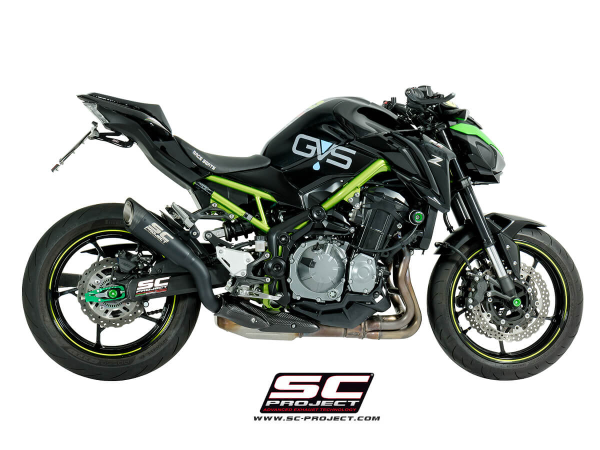 SC Project Exhaust S1 Titanium (2017-2019) for Kawasaki Z900