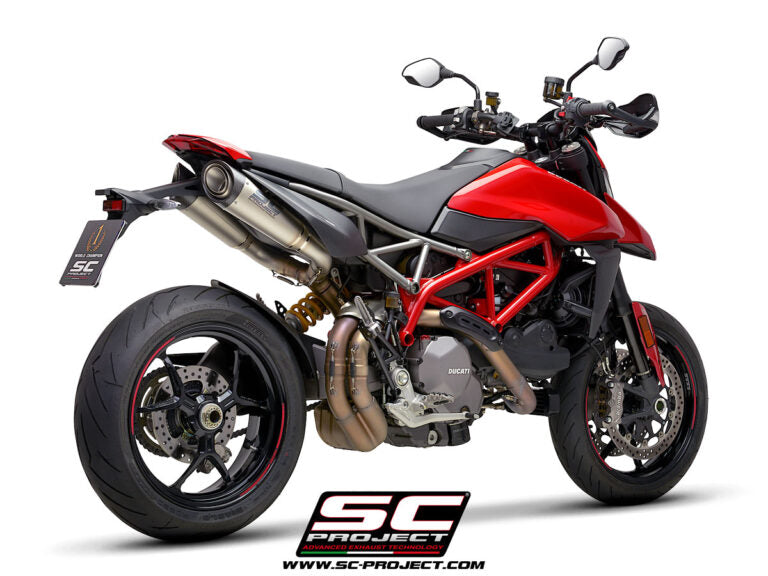 SC Project Exhaust Pair S1 Titanium for Ducati Hypermotard 950-RVE-SP (2021-2025)