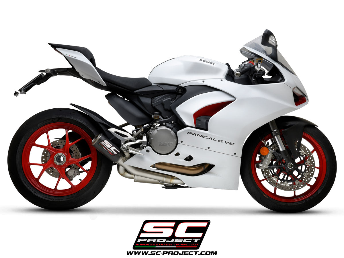 SC PROJECT HALF-SYSTEM 2-1, WITH CR-T M2 EXHAUST FOR DUCATI Panigale V2 (2020-2024)