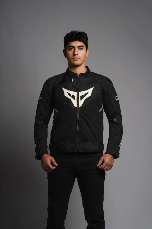 DSG GPX Riding Jacket - Black White