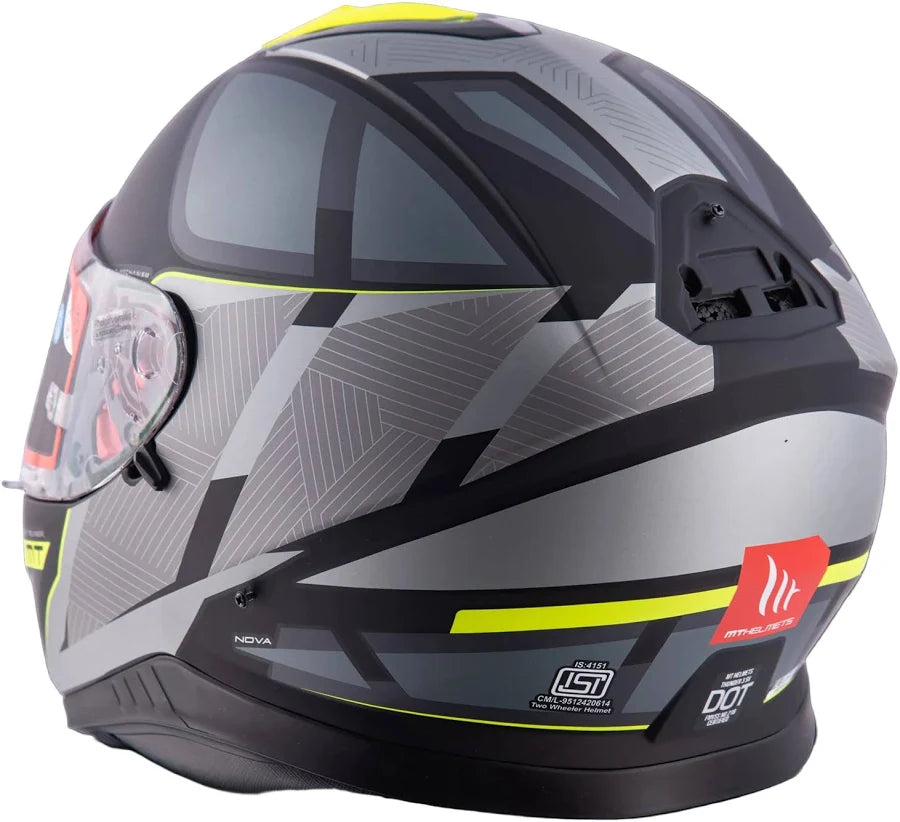 MT Thunder 3 SV Spoiler Nova B62 Matt Black Grey Neon Yellow