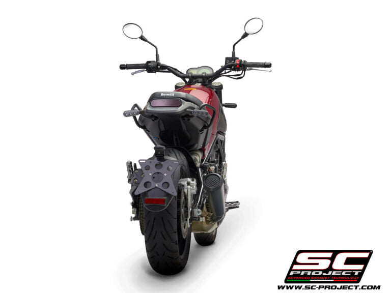 Sc Project 70s Stainless Steel Matt Black Exhaust for Benelli Leoncino 500 (2017-2020)