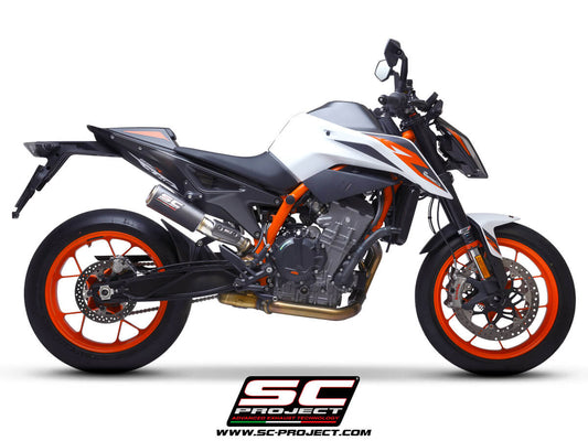 SC PROJECT CR-T M2 Carbon Exhaust for KTM 790-890 Duke (2020-2023)