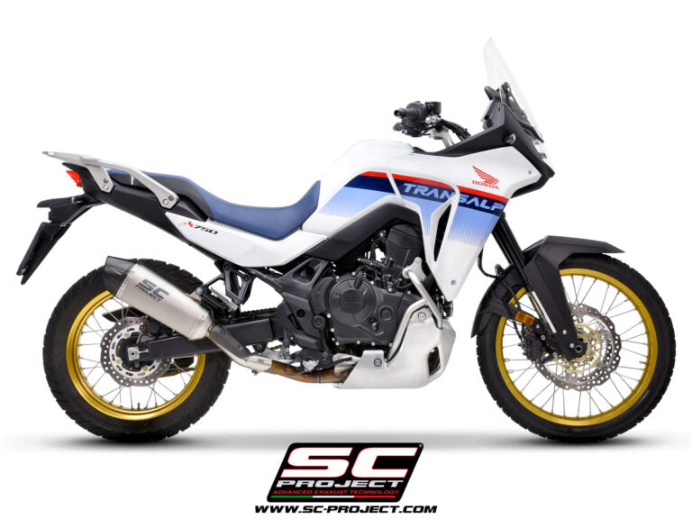 SC Project Exhaust X-Plorer || Titanium for Honda Transalp 750 (2023-2024)