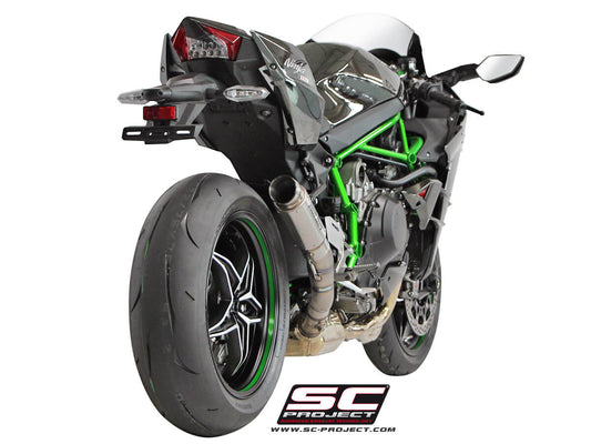 SC PROJECT GP70-R Titanium EXHAUST FOR KAWASAKI H2 (2015-2020)