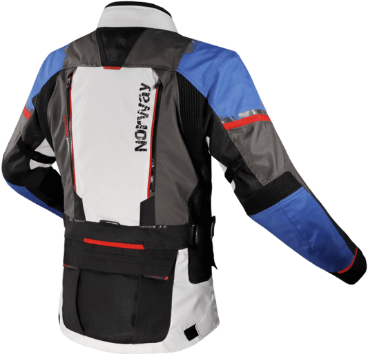 JACKET NORWAY MAN BLUE BLACK GREY RED