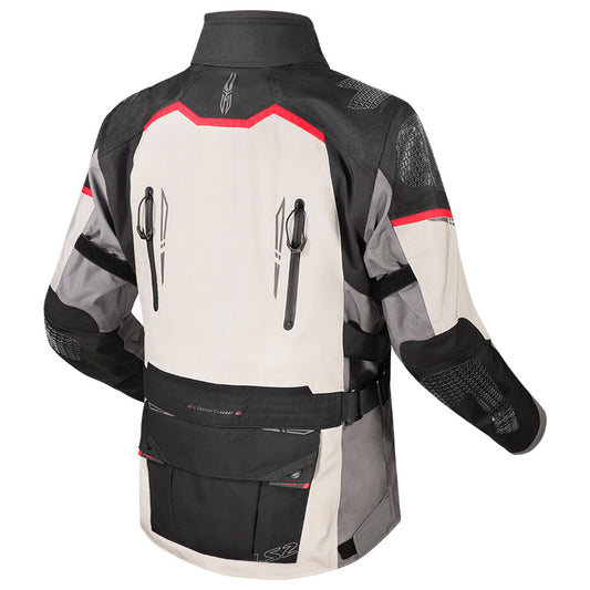 JACKET APOLLO MAN GREY BLACK RED