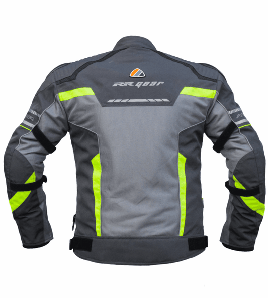 AVATAR V.2 – GREY HI-VIZ GREEN JACKET BISON PRO GEARS
