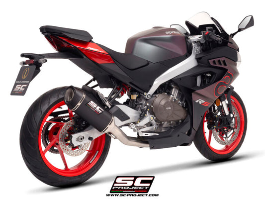 SC Project Exhaust SC1-S (2024) Carbon full System for Aprilia RS 457