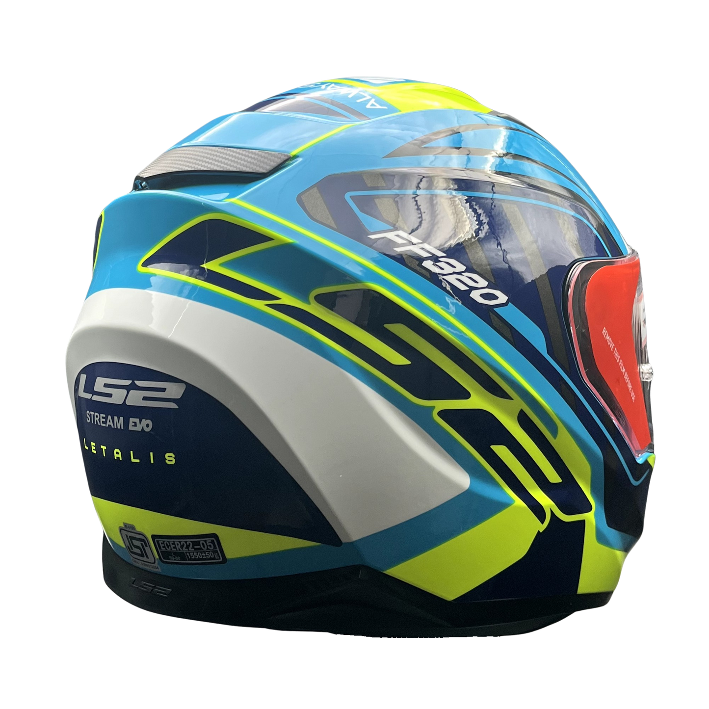 FF320 STREAM EVO LETAILS - Blue Hi Viz Yellow