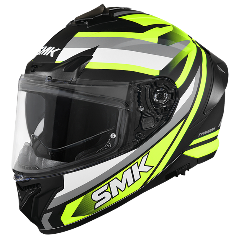 SMK Typhoon Freeride Black Yellow Grey (MA246)