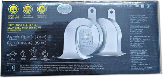 Hella TE30 Set Trumpet Horn – Chrome Twin Tone