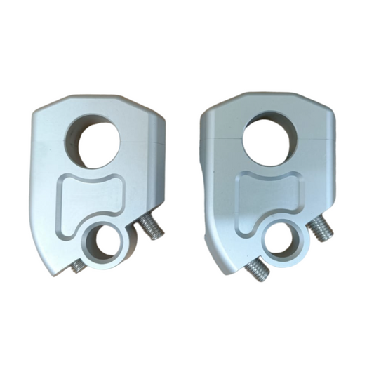 HANDLE BAR RISER 50 X 70 MM FOR HIMALAYAN 411 -SILVER