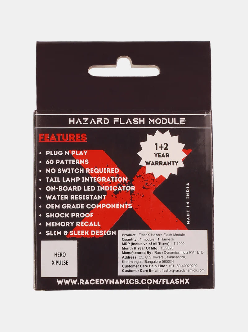 Hero Xpulse 200 BS6 Flash X Hazard Module