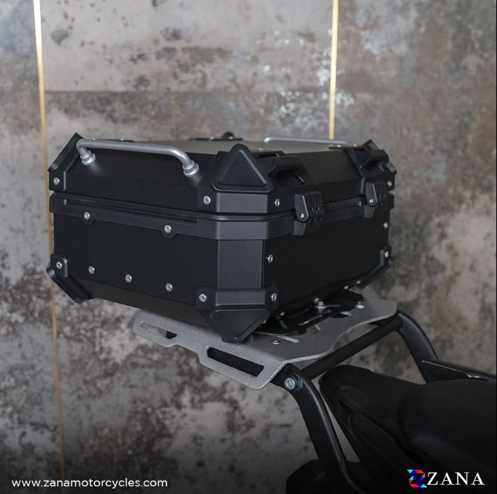 Zana Top Box Aluminium Black (22 L)