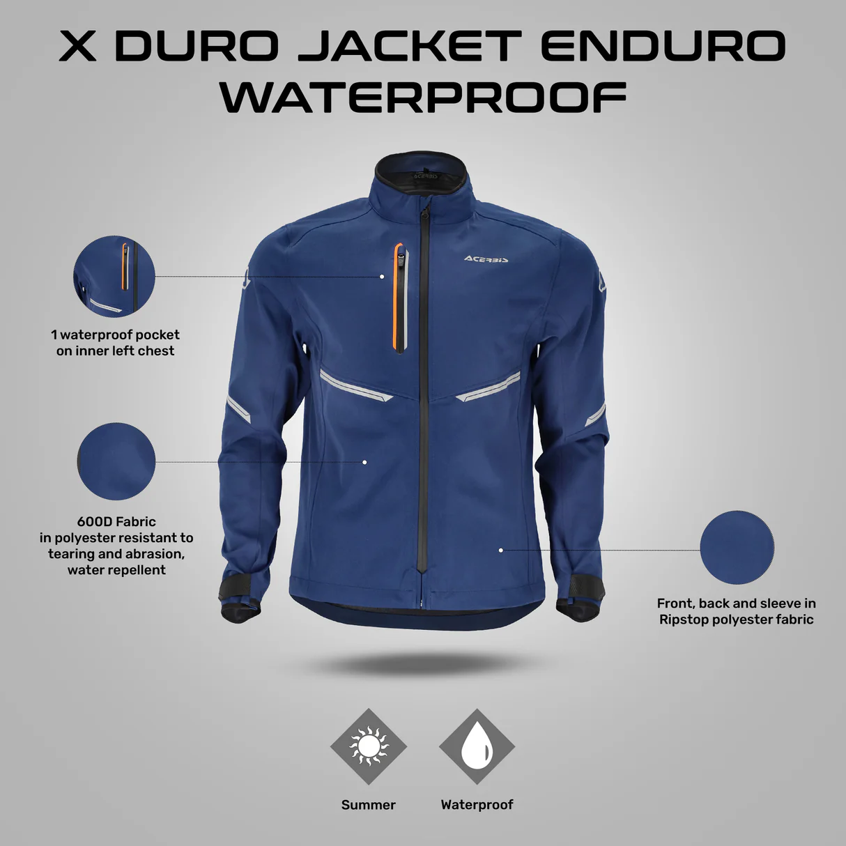 Acerbis X-DURO JACKET ENDURO WATER PROOF