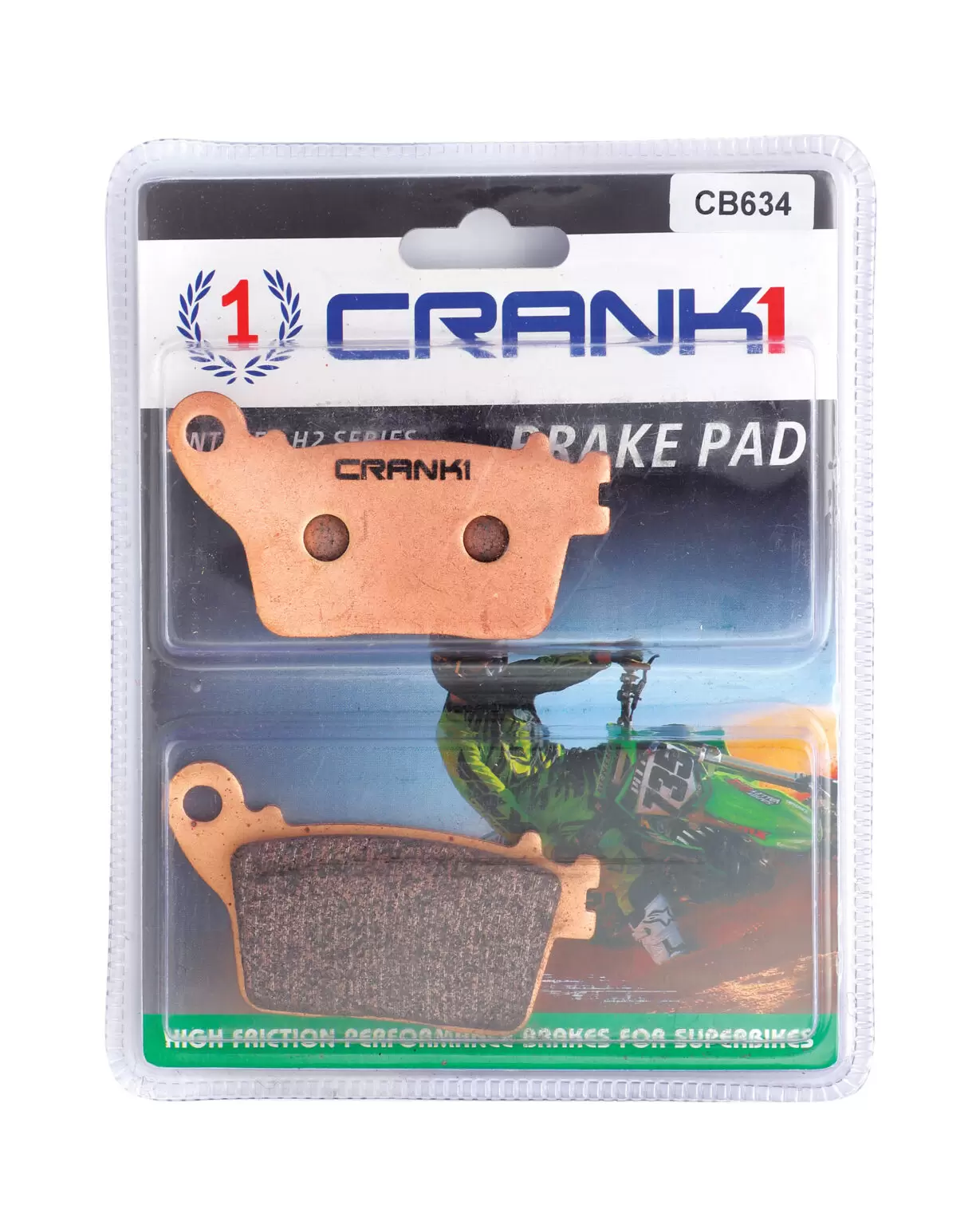 Brake Pads Rear-Kawasaki Ninja ZX-6R 2019 Onwards-CB634-CRANK1