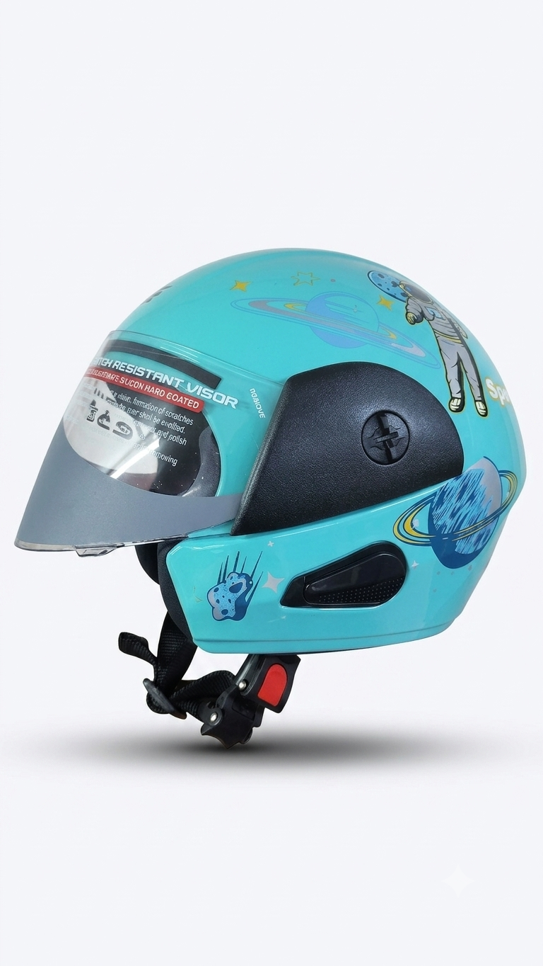 WEST HELMETS FRENZY O/F SPACE MINT BLIE GLOSS