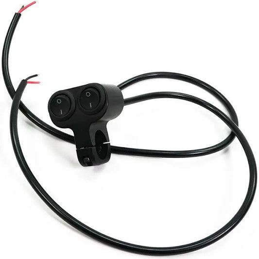 HJG Double CNC Switch LED Fog Lights For All Motorcycle switch