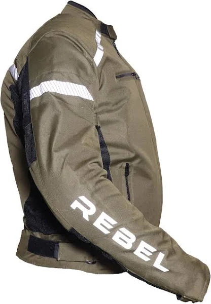 Lone Ranger Rebel Biker Jacket Olive Green