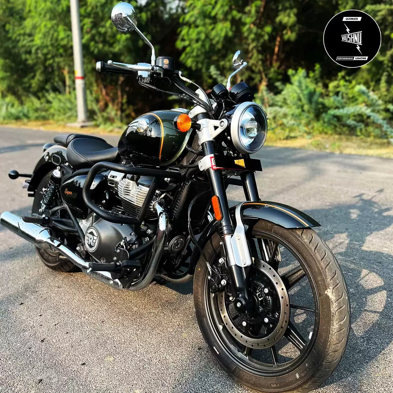 VAISHNU LED TOURING HEADLIGHT FOR ROYAL ENFIELD SUPER METEOR 650