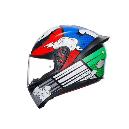 AGV K1 S HELMET - BANG MATT ITALY/BLUE