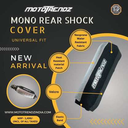 MOTOTRENDZ  MONO REAR SHOCK COVER  Universal Fit