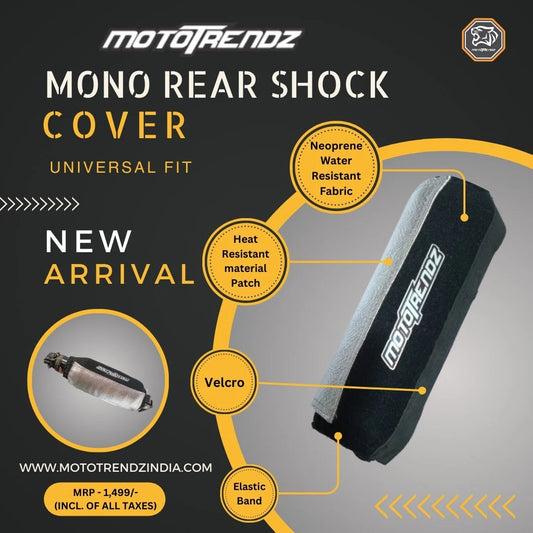 MOTOTRENDZ  MONO REAR SHOCK COVER  Universal Fit