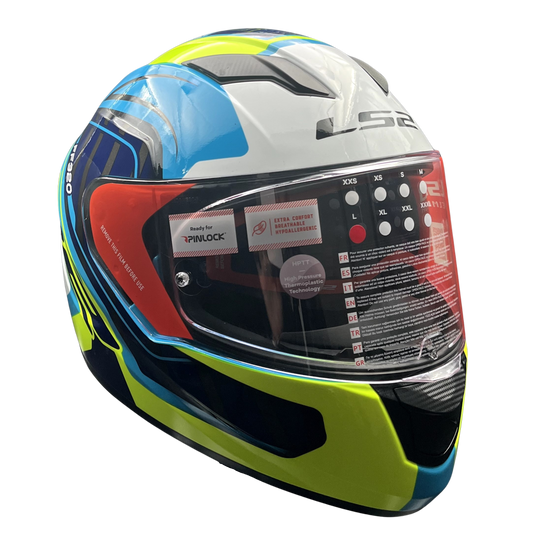 FF320 STREAM EVO LETAILS - Blue Hi Viz Yellow