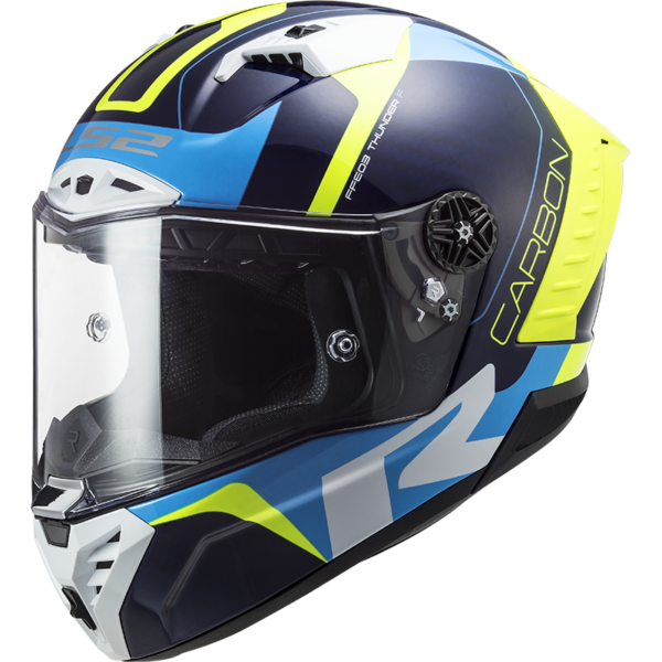 FF805 THUNDER C RACING GLOSS - Blue Hi Viz Yellow