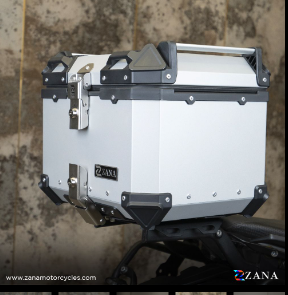 Used Top Box Top Box Aluminium Silver (55 ltr)