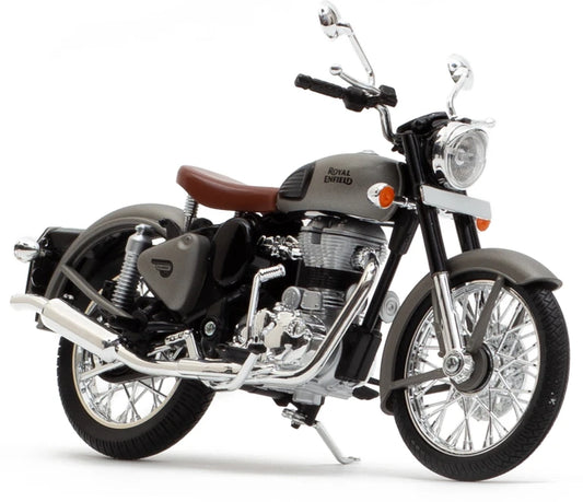 Royal Enfield Scale Model New classic 350  Dark gun metal grey