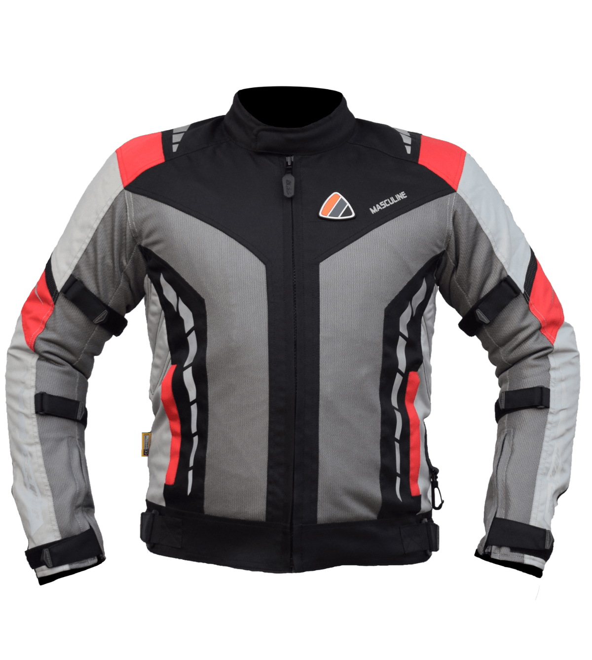 Bison Riding Gears MASCULINE V.2 – GREY RED JACKET BISON PRO GEARS